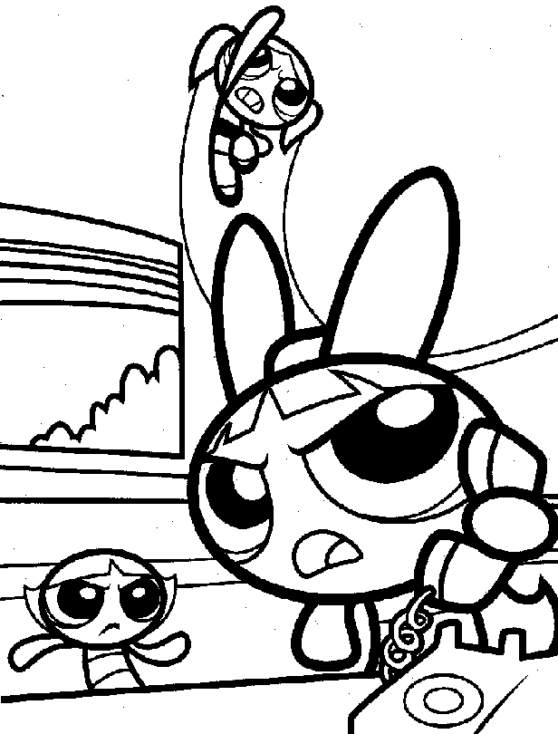 The Powerpuff Girls printable Coloring Pages